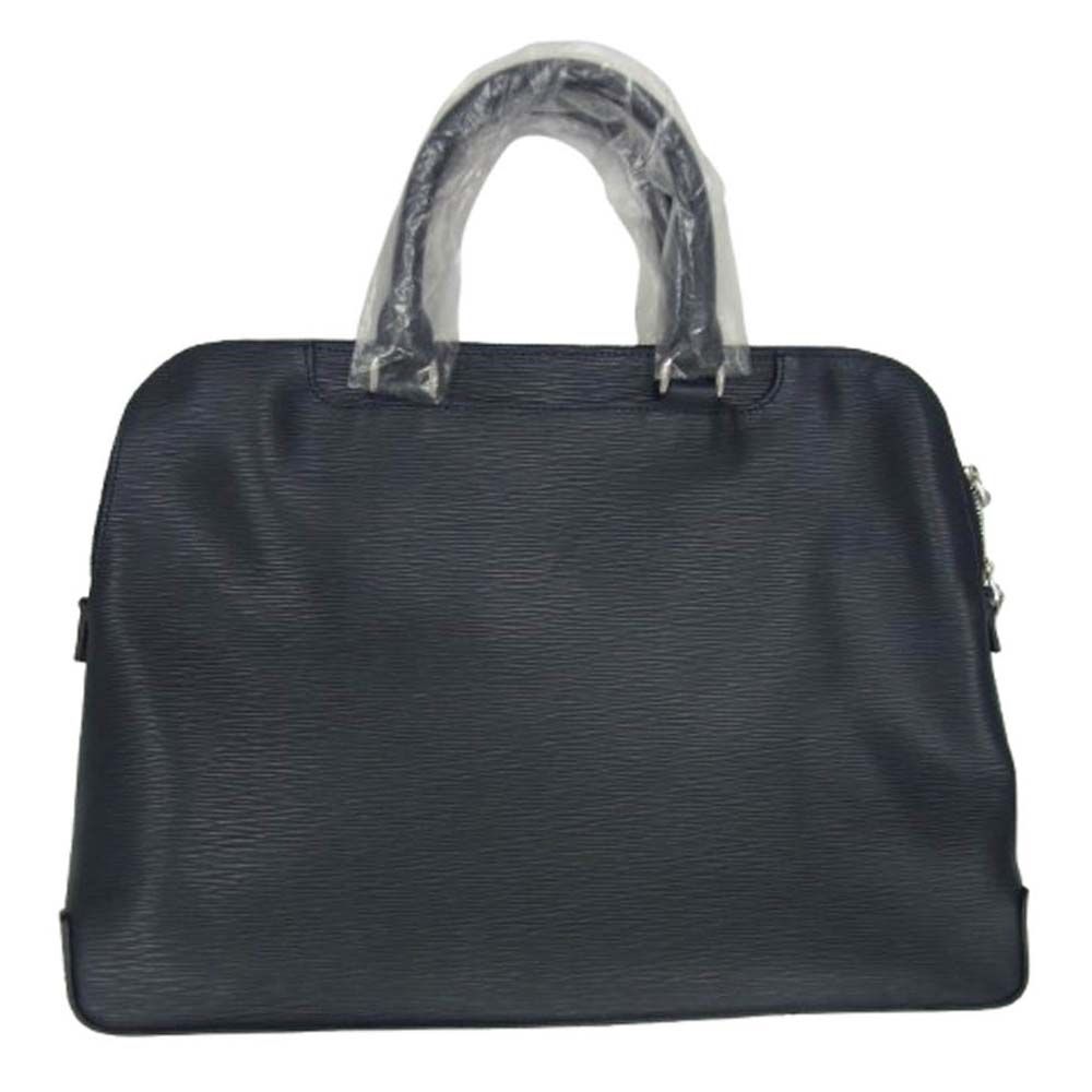 aniary アニアリ 16-01000 ウェーブレザー ブリーフケース ビジネスバッグ ダークブルー 新古品