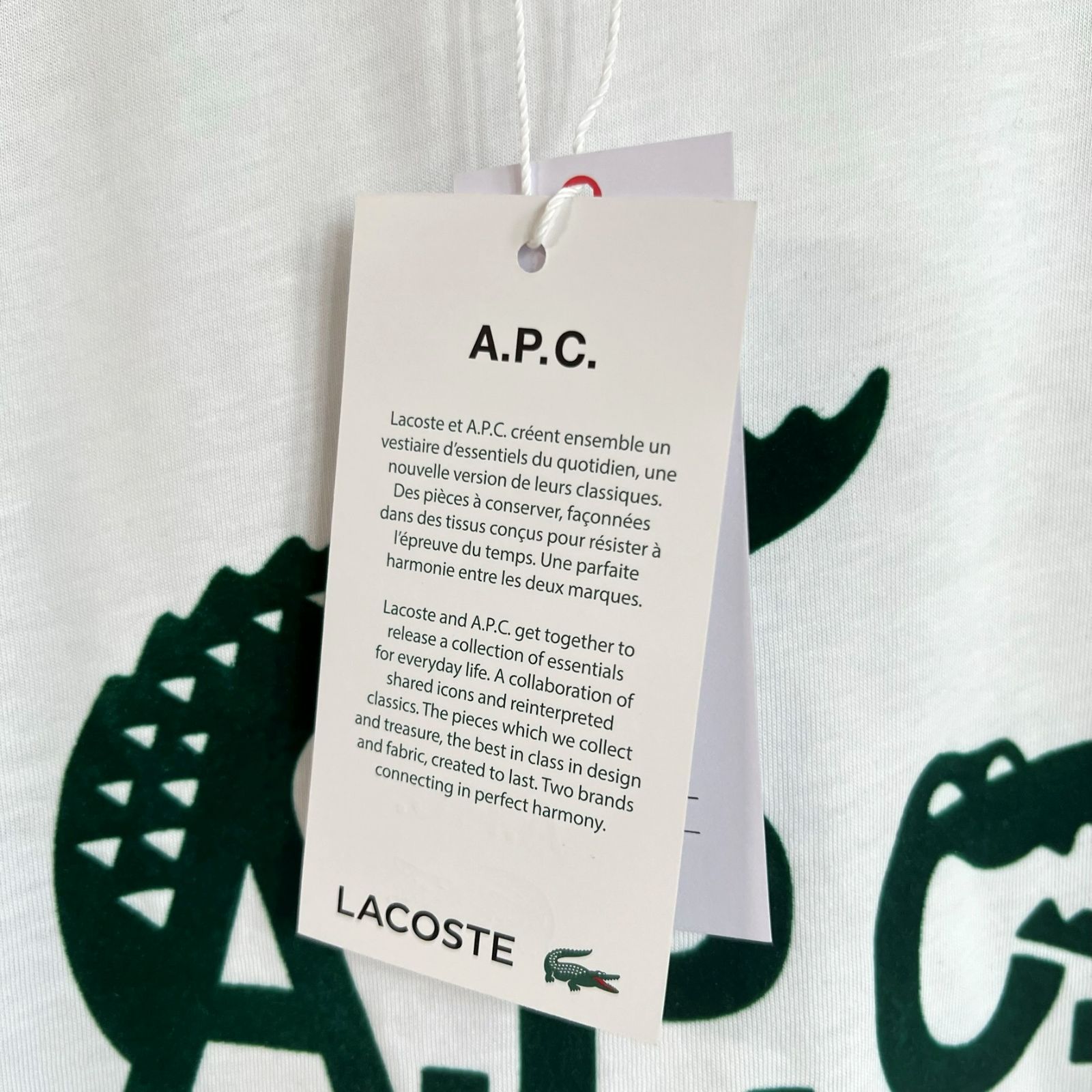 新品・国内完売商品】A.P.C. × LACOSTE コラボTシャツ - メルカリ