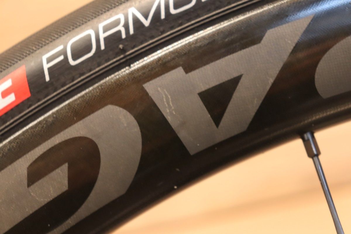 【前輪ジャンク】ボントレガー BONTRAGER アイオロス AEOLUS RSL 37 TLR カーボン チューブレス ホイールセット シマノ12S/11S 【千葉店】