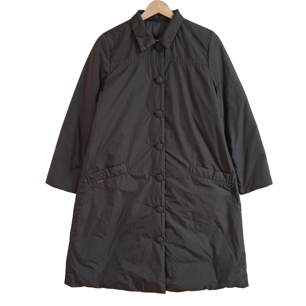 大幅値下げ　マドモアゼルノンノン　試着のみ美品コート Mademoiselle NONNON『バスケットツィード タータンチェック テーラー