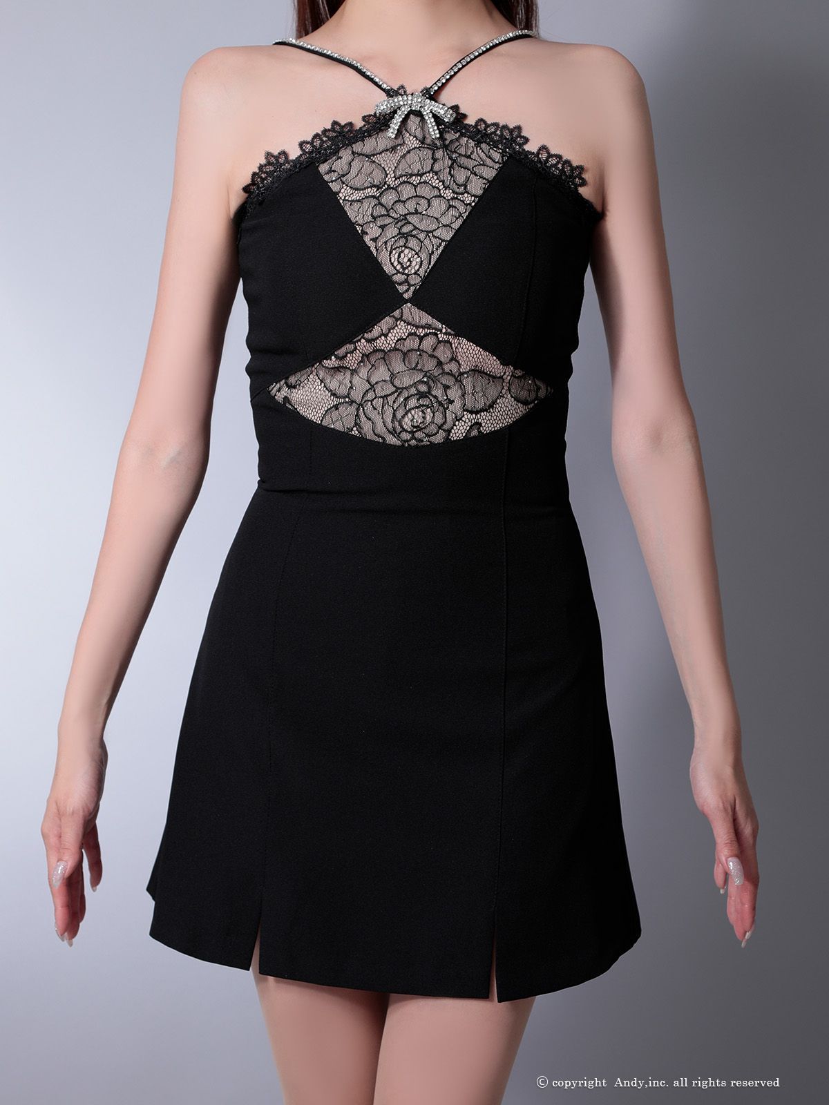 アンディ ビジューリボン