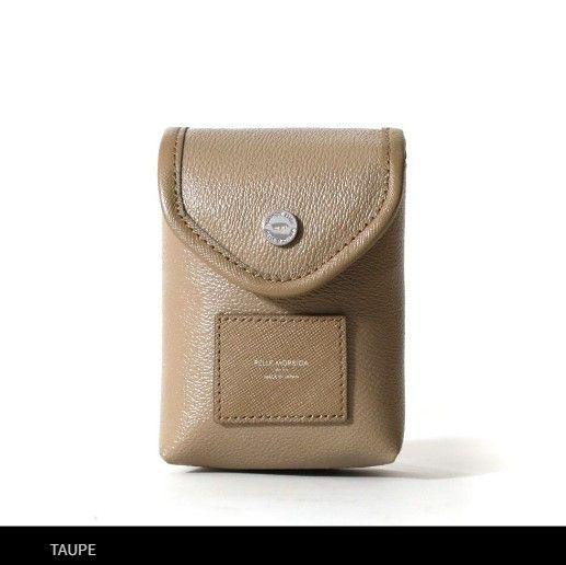 ペッレモルビダ ゴルフ スコープポーチ メンズ 計測器 スマホ ポーチ スコープケース ゴルフポーチ フック付 撥水 ナイロン 牛革 レア ブランド トープ pmo-pg008