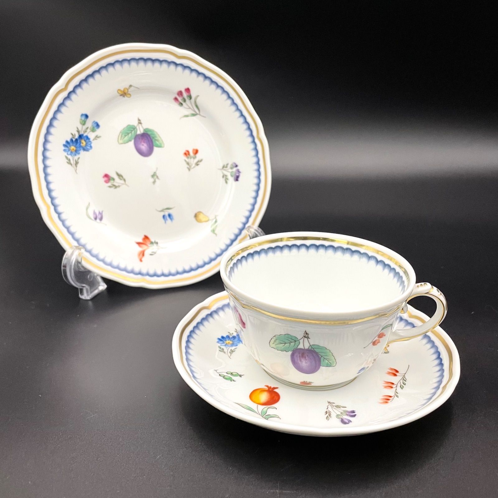 美品 ◇ リチャードジノリ ◇ イタリアンフルーツ トリオ 6客