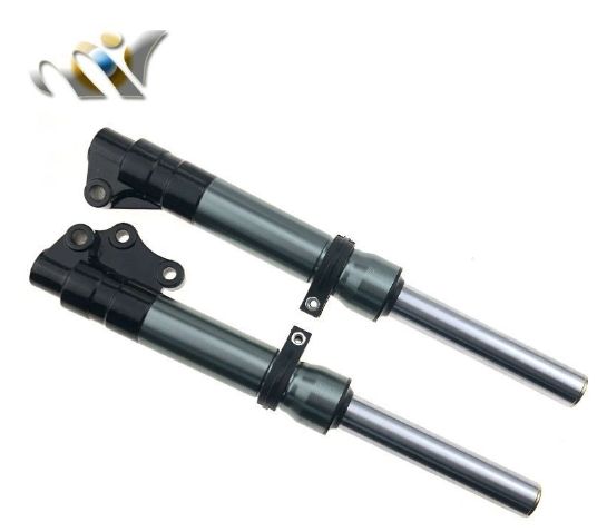 フロント フォーク 左 右 セット 社外品 JOG スーパージョグ Z ZR 3YK バイク ブルー