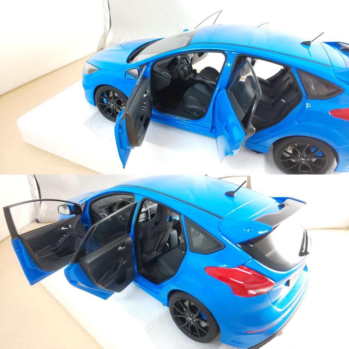 AUTOart 1/18 フォード フォーカス RS ブルー 完成品 - メルカリ