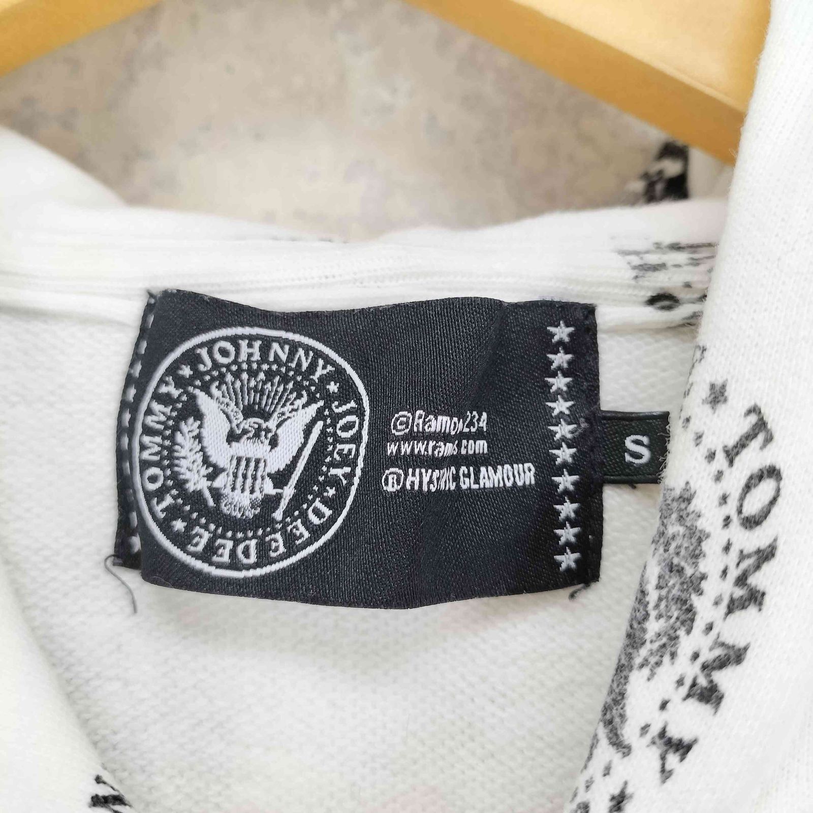 hysteric glamor パーカー　y2k ヒステリックグラマー HYSTERIC GLAMOUR バンドコラボジップ