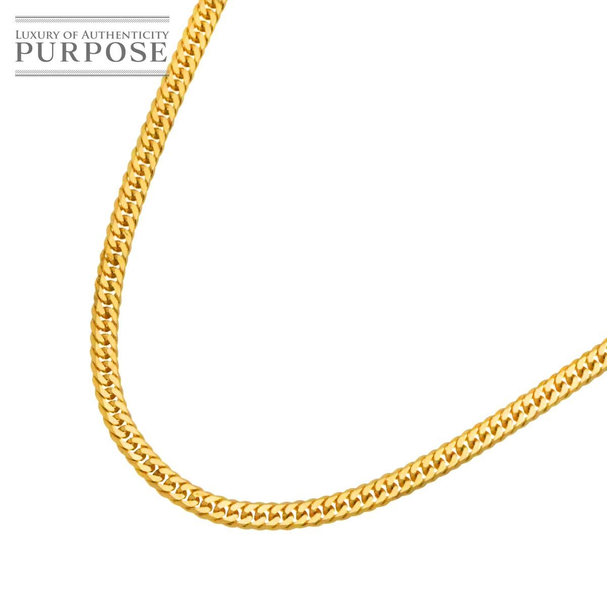 K18 喜平 ネックレス 45cm 6面ダブル 10.2g 幅2.7mm イエローゴールド 750 キヘイ kihei necklace 90276829