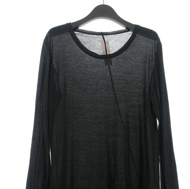 リックオウエンスロングカットソーTシャツシルクrickowens リックオウエンスシルクカットソーTシャツrickowens