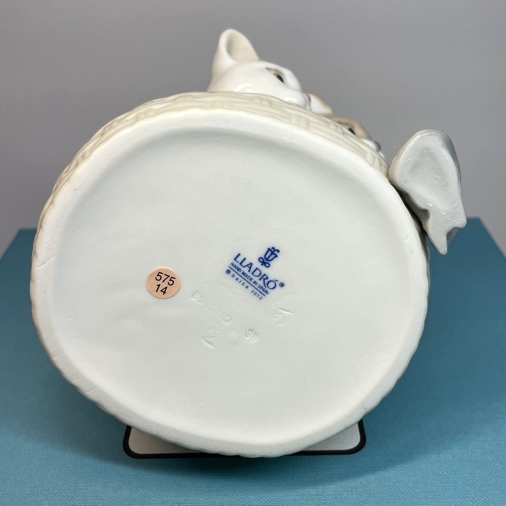 低価，SALE 【流】リヤドロ LLADRO フィギュリン 猫「みいつけた」 共