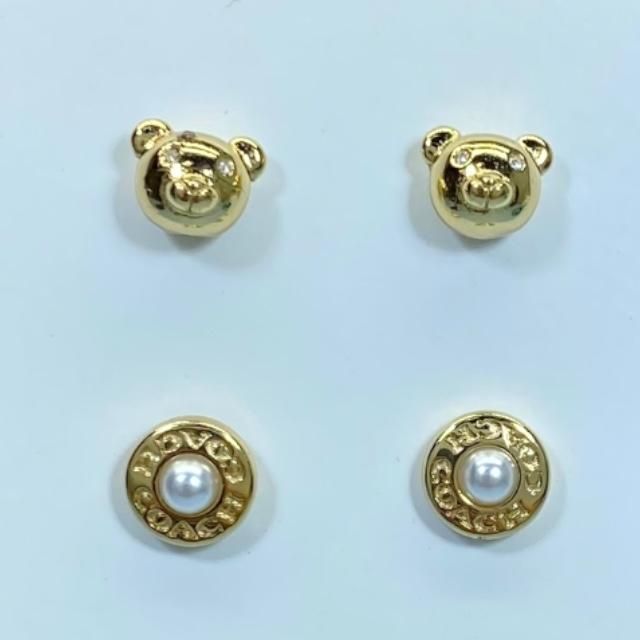 COACH コーチ 2点セット ピアス アクセサリー ジュエリー 小物 ロゴ 