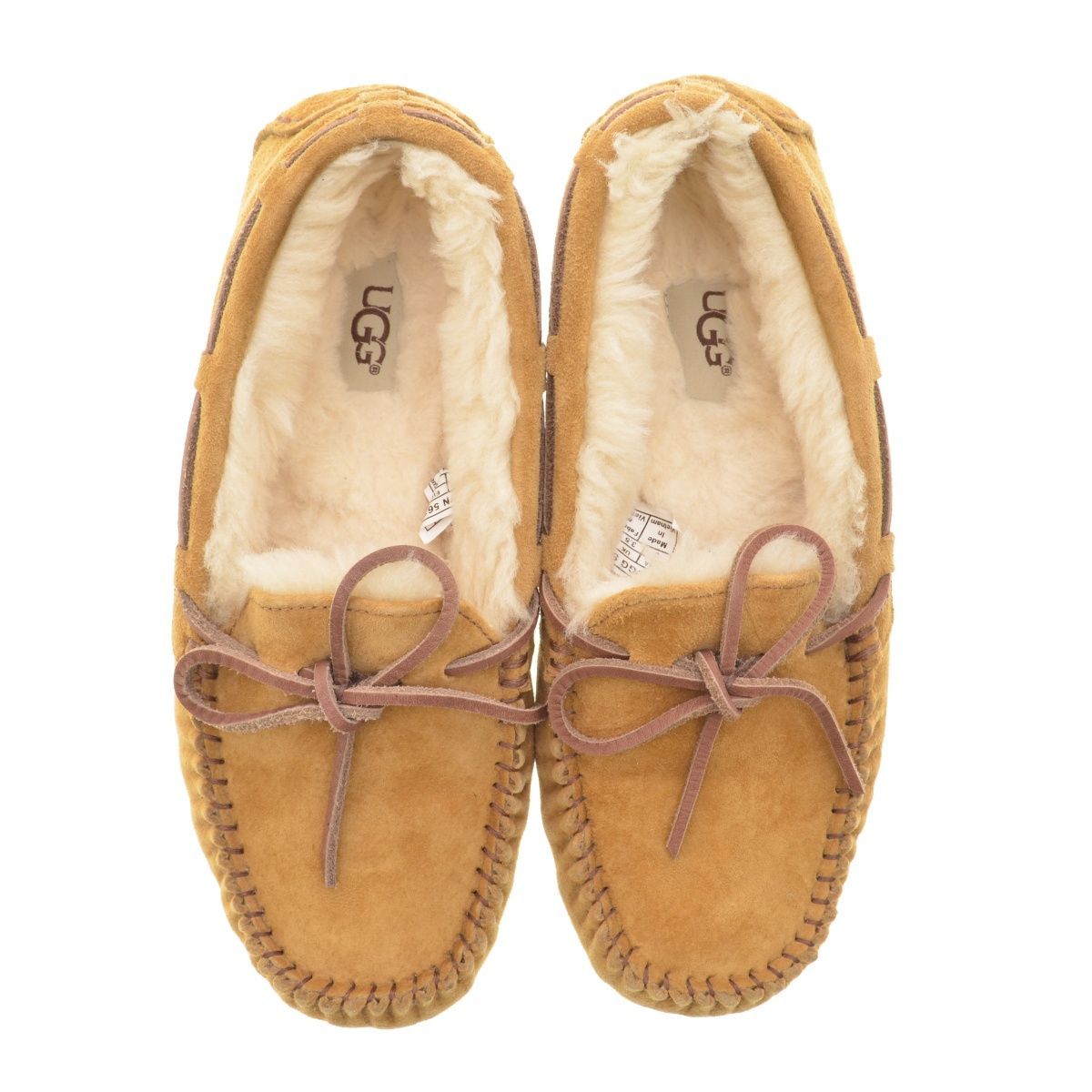 22cm【UGG】5612 DAKOTA ムートンモカシン スリッポンレザー