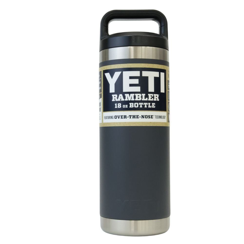 展示 YETI イエティ ランブラー 18オンス ボトル チャコール アウトドア キャンプ用品 水筒 沖縄 離島 配送不可 併 Iア3