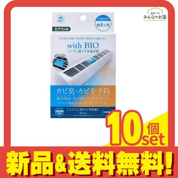 ビッグバイオ with BIOエアコン用 カビ予防剤 1個 10個セット まとめ売り