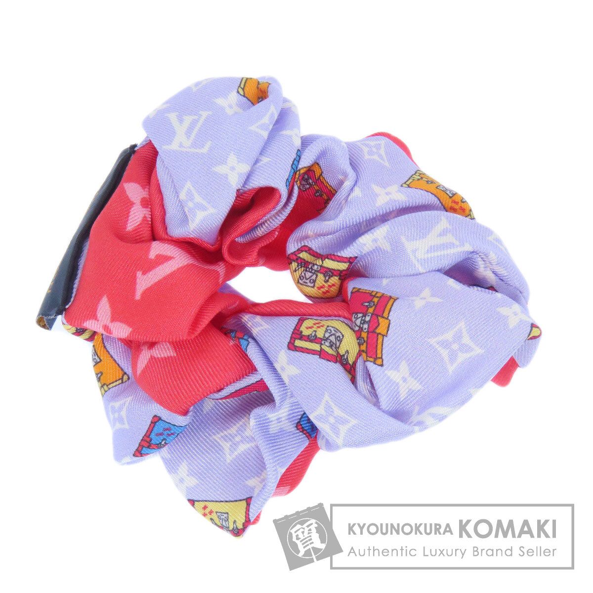 LOUIS VUITTON ルイヴィトン M77692 シュシュ ヘアアクセサリー シルク レディース