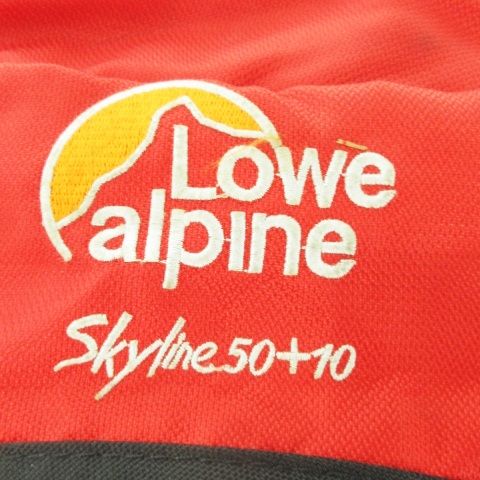 Lowe Alpine - Lowe alpine skyline50+10 リュックサック ロゴ 登山 赤 ロウアルパイン Lowe alpine skyline50+10 リュックサック