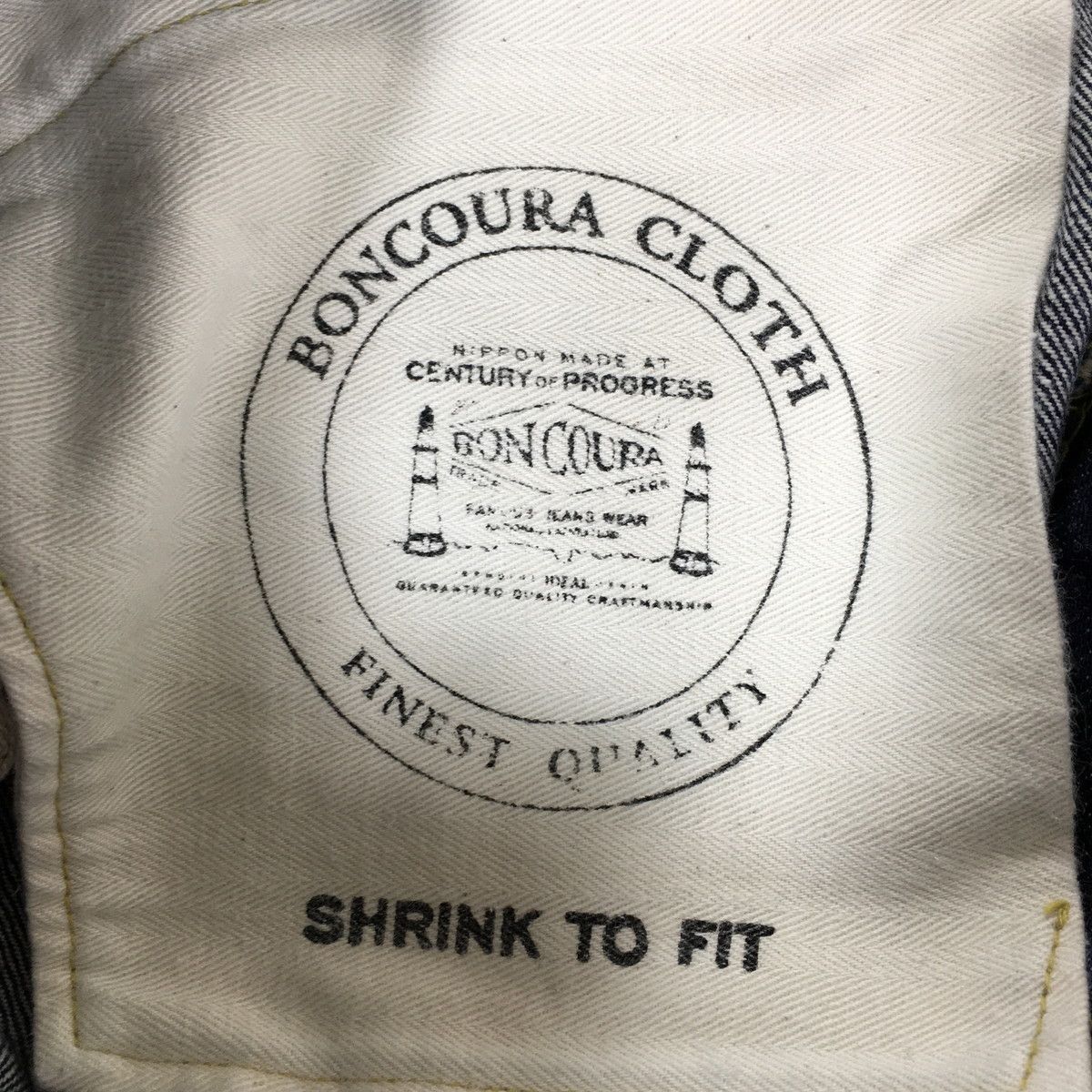 BONCOURA ボンクラ SHRINK TO FIT デニムパンツ 赤耳 セルビッチ W30