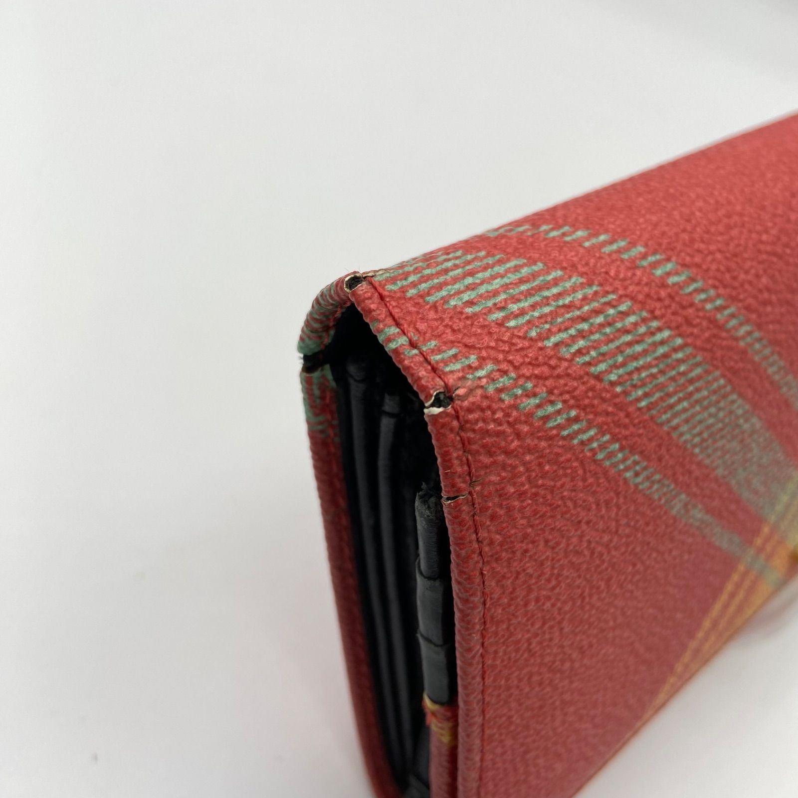 【新品未使用】Vivienne Westwood 長財布 マルチカラー オレンジ Vivienne Westwood ヴィヴィアンウエストウッド 二つ折り長財布