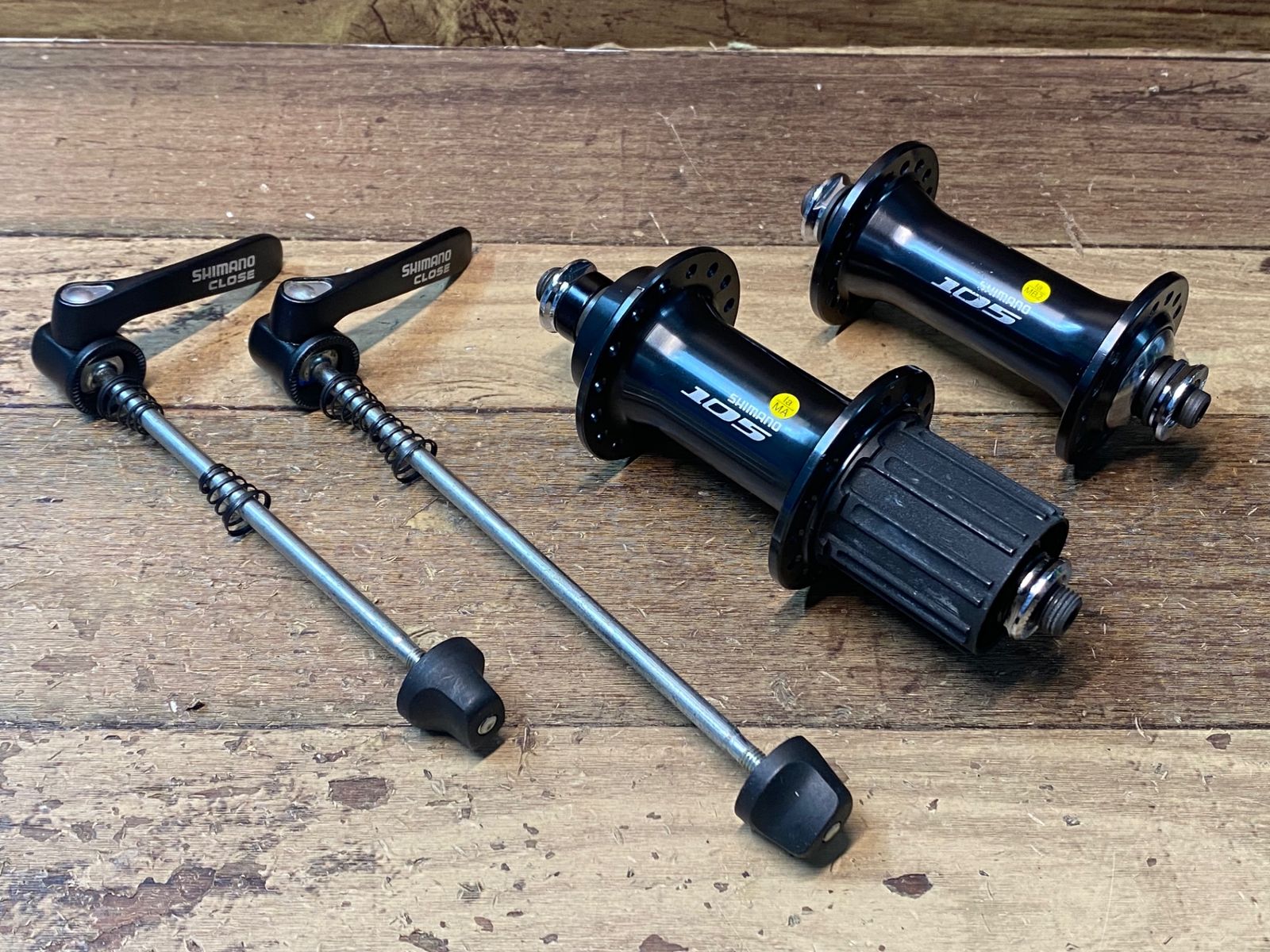 IG015 シマノ SHIMANO 105 5700 ハブ 前後セット (HB-5700，FH-5700) 32H 10S