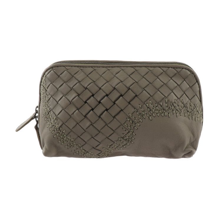 BOTTEGAVENETA ボッテガヴェネタ 化粧ポーチ ポーチ 132534 レザー ...