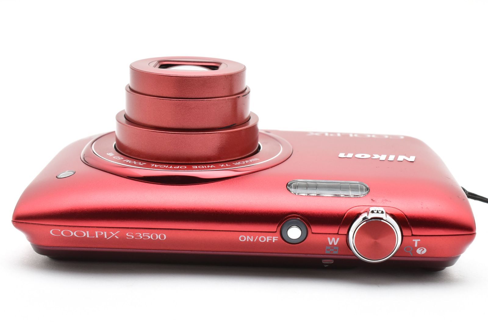 返品保証】☆良品☆ NIKON ニコン COOLPIX S3500 レッド ☆動作