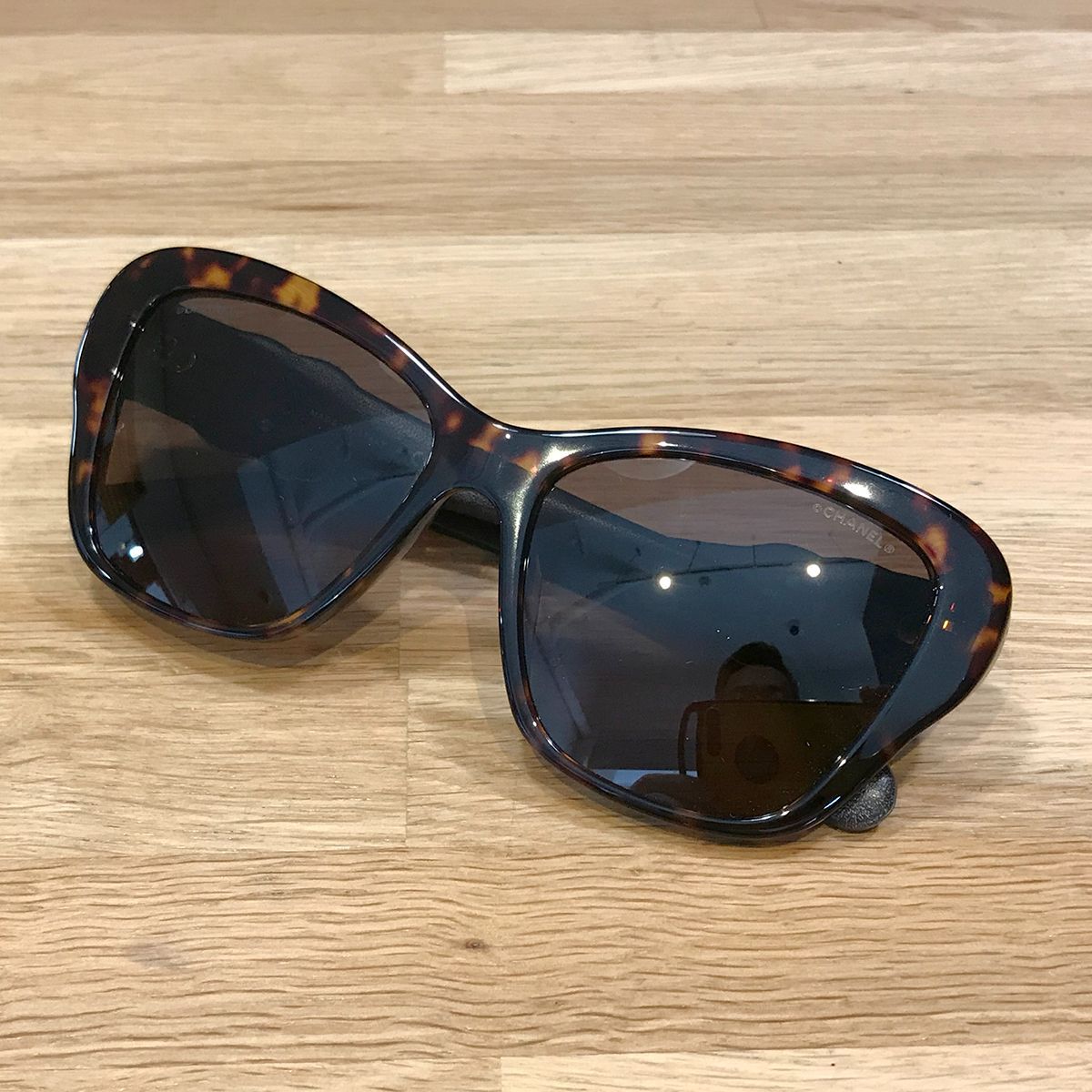 シャネル サングラス 未使用 鼈甲 CHANEL 新品 サングラス ミラー 未