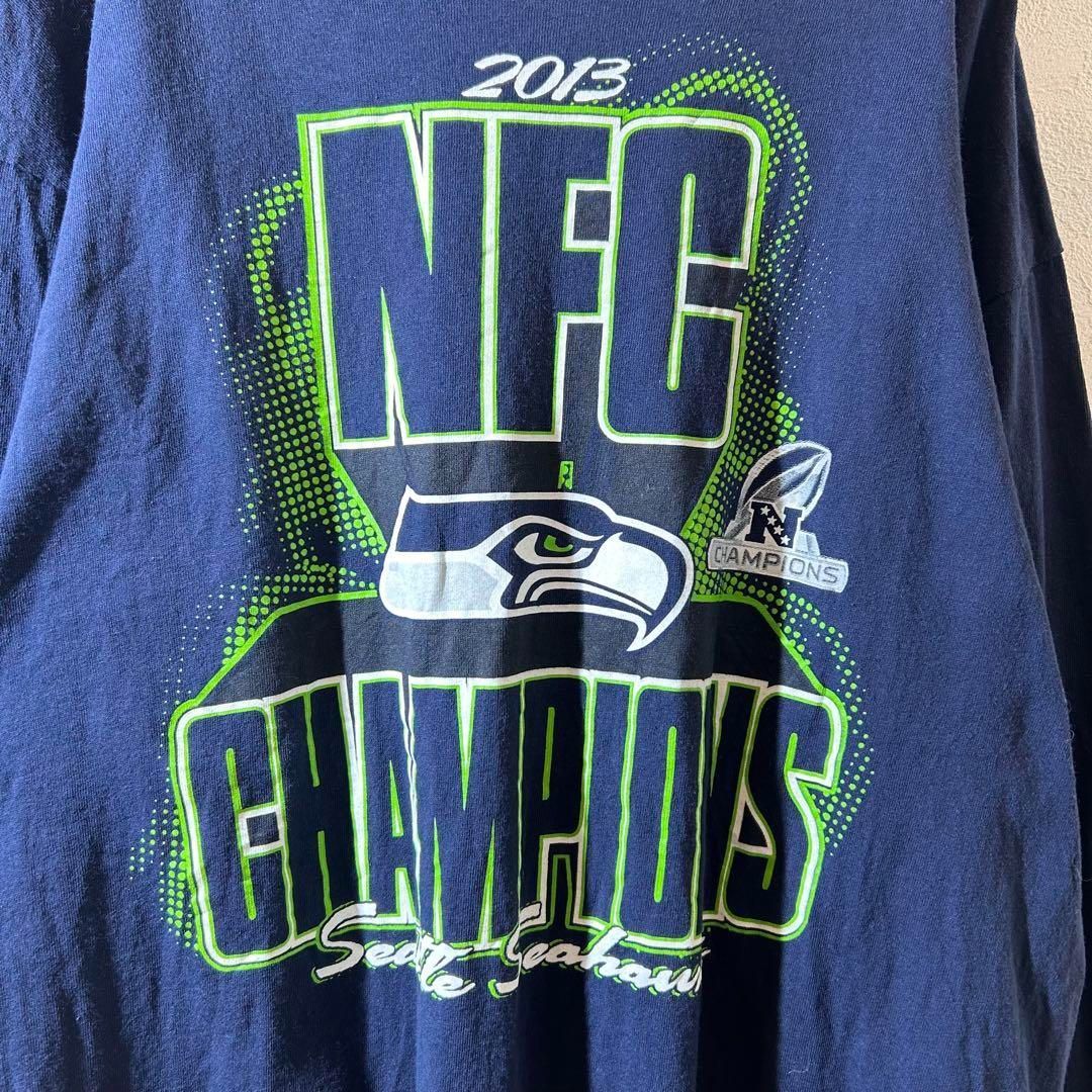 シアトルシーホークス 2013 NFCチャンピオン ロンT - メルカリ