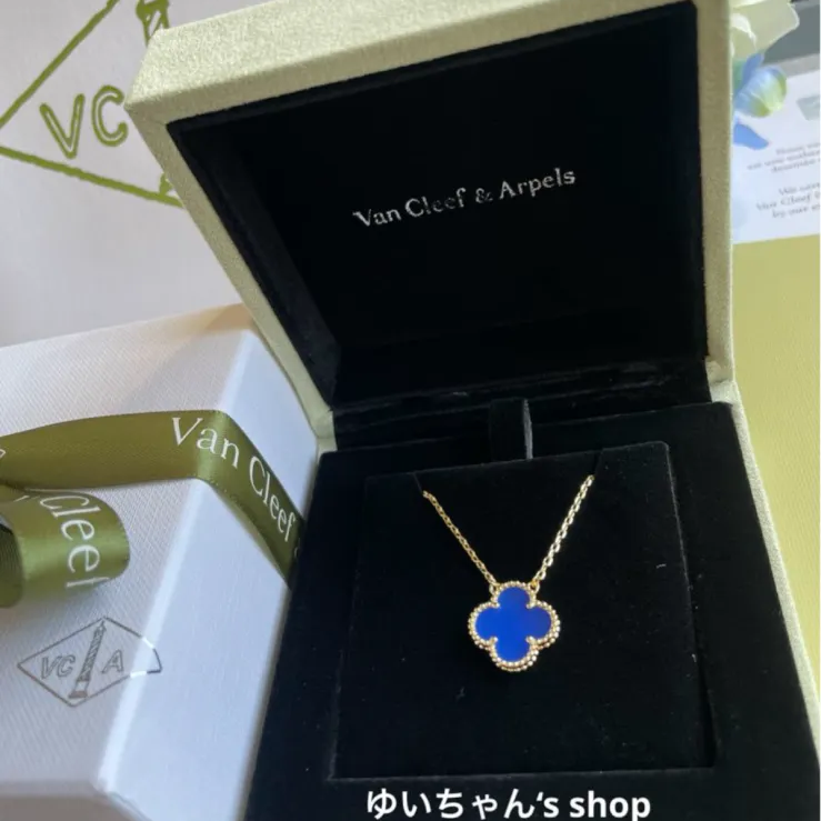 VanCleef＆Arpels　ヴァンクリーフ＆アーペル　アルハンブラ　ヴィンテージ　ネックレス　シルバー　ゴールド