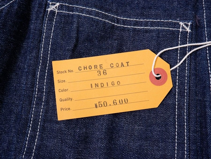 At Last＆Coアットラスト 2025SS Lot.755 CHORE COATデニム