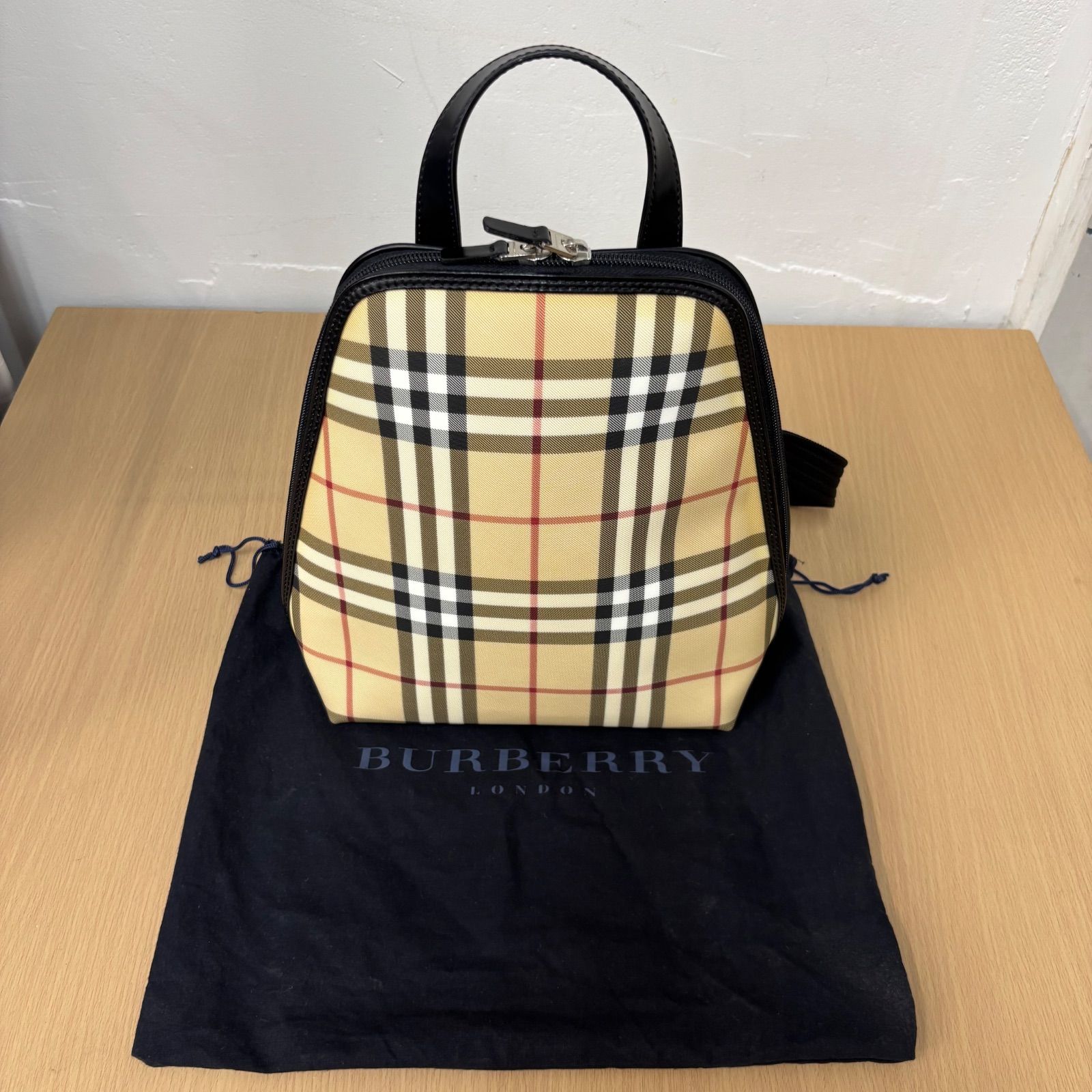 ◎【美品】BURBERRY バーバリー ミニリュック ノバチェック柄 バック 