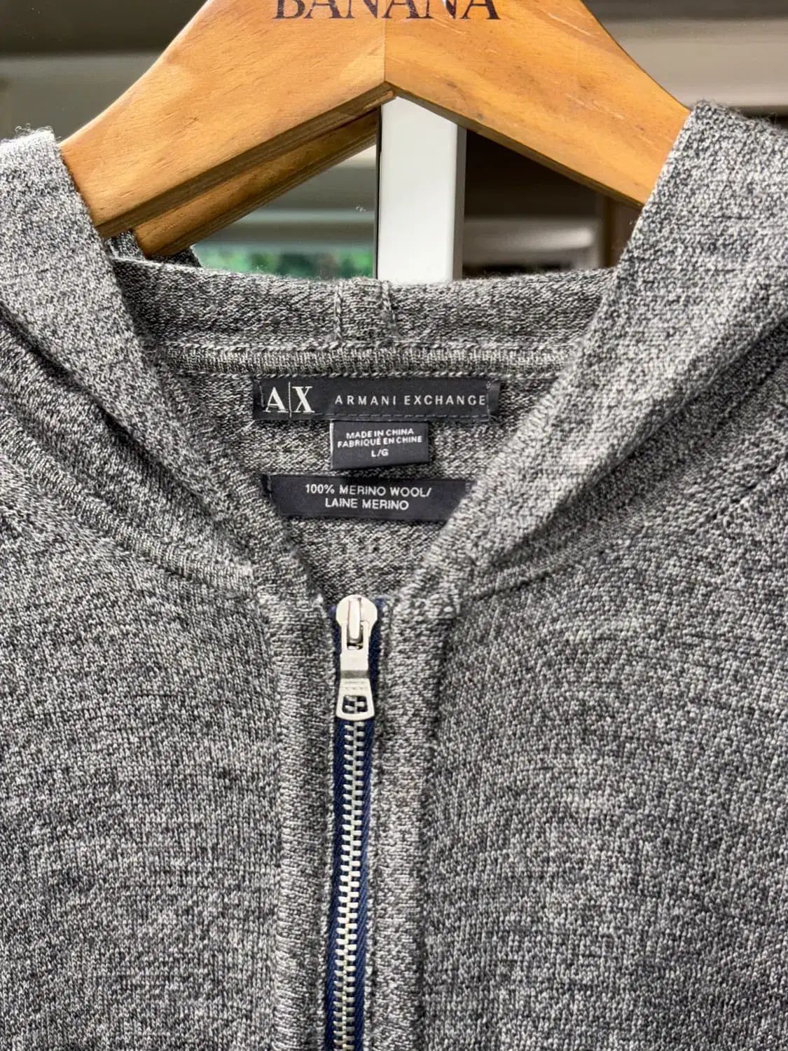 ARMANI アルマーニ ARMANI EXCHANGE アルマーニ エクスチェンジ ニット ジップアップパーカー フード付き WWW_NOITHATQUANGTHANH_NET