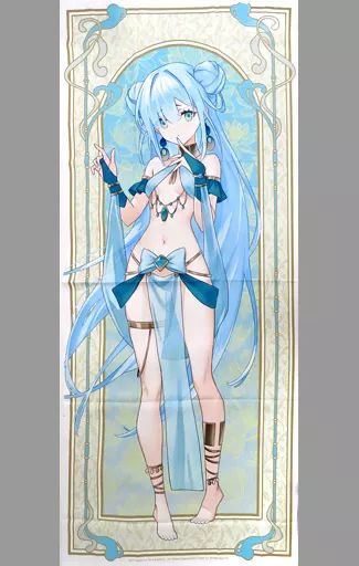 タペストリー ジェーナス 描き起こしイラスト 踊り子ver. 等身大タペストリー アズールレーン POP UP SHOP in TOWER RECORDS