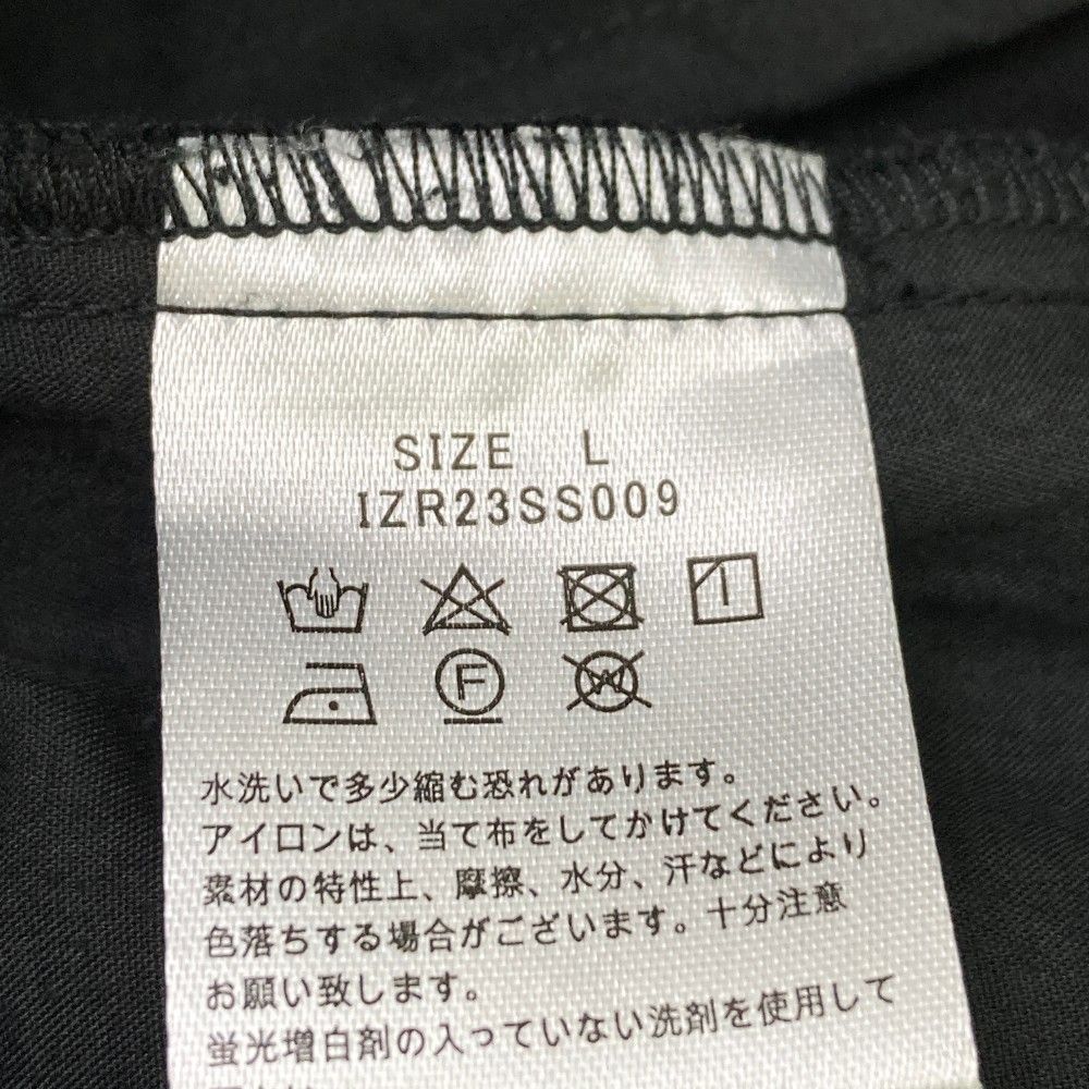 サイズ：L IZREEL イズリール IZR23SS009 ストレッチパンツ  ブラック系 [240101461639] ゴルフウェア メンズ ストスト IZREEL イズリール IZR23SS009 ストレッチパンツ ブラック系
