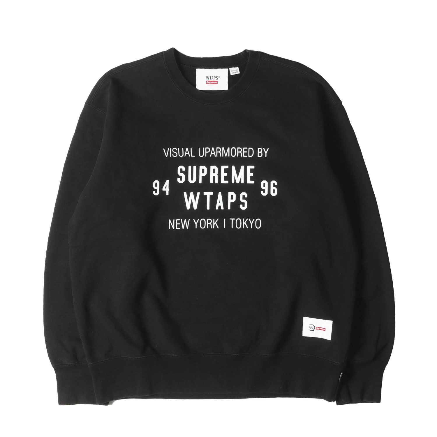 Supreme(シュプリーム) Supreme ブラック トレーナー Mサイズ パーカー 