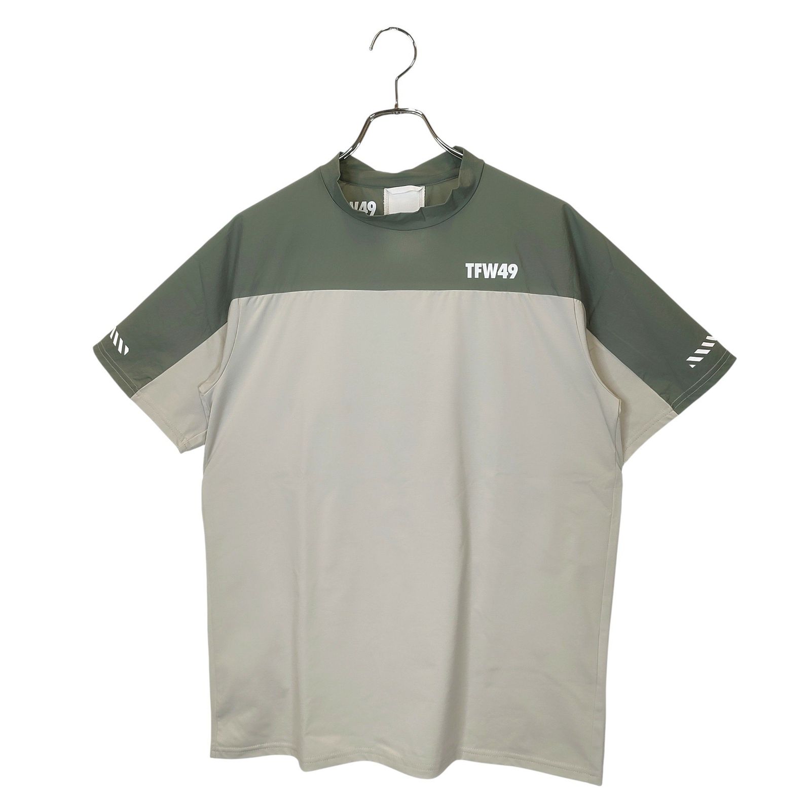 TFW49 ティーエフダブリュー ゴルフ 24SS TRAINING MULTI S|S 半袖 モックネック Tシャツ T102410007 M ライトグリーン メンズ