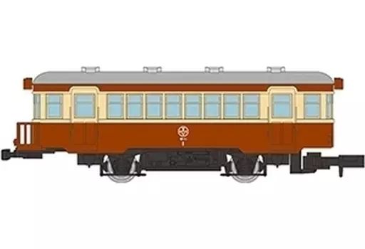 中古】鉄道模型 1/150 (6)富井電鉄 キハ1形(ブラウン