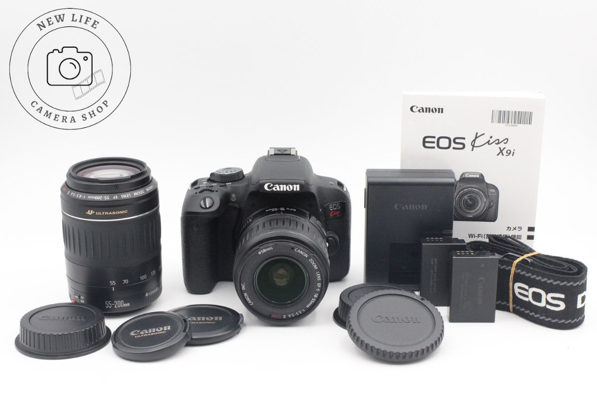 初級者オススメセット☆CANON キャノン EOS Kiss X9i ダブルズーム