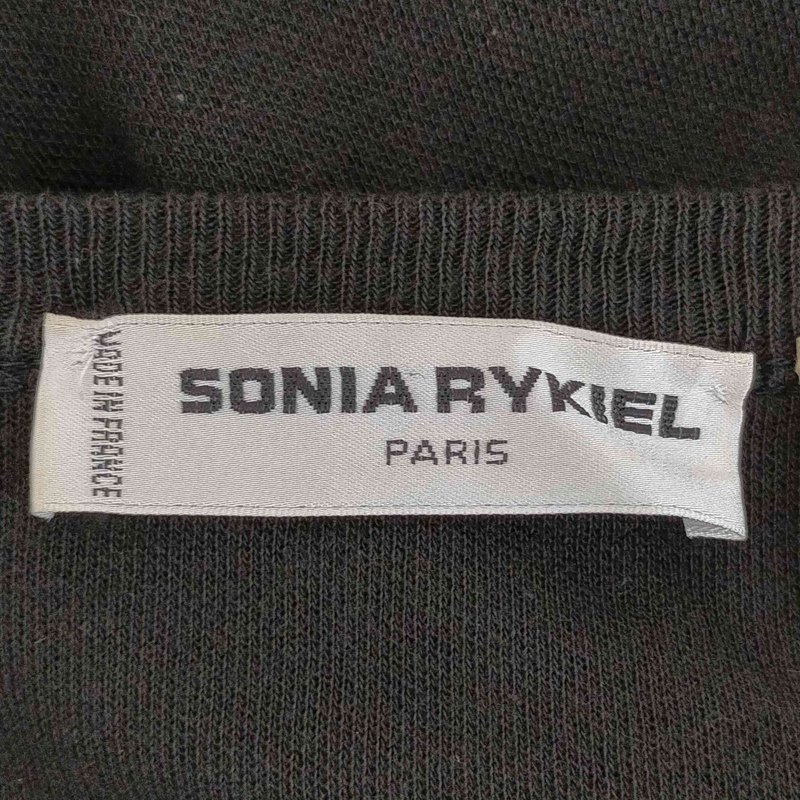 ソニアリキエル SONIA RYKIEL フランス製 ラインストーン ニット