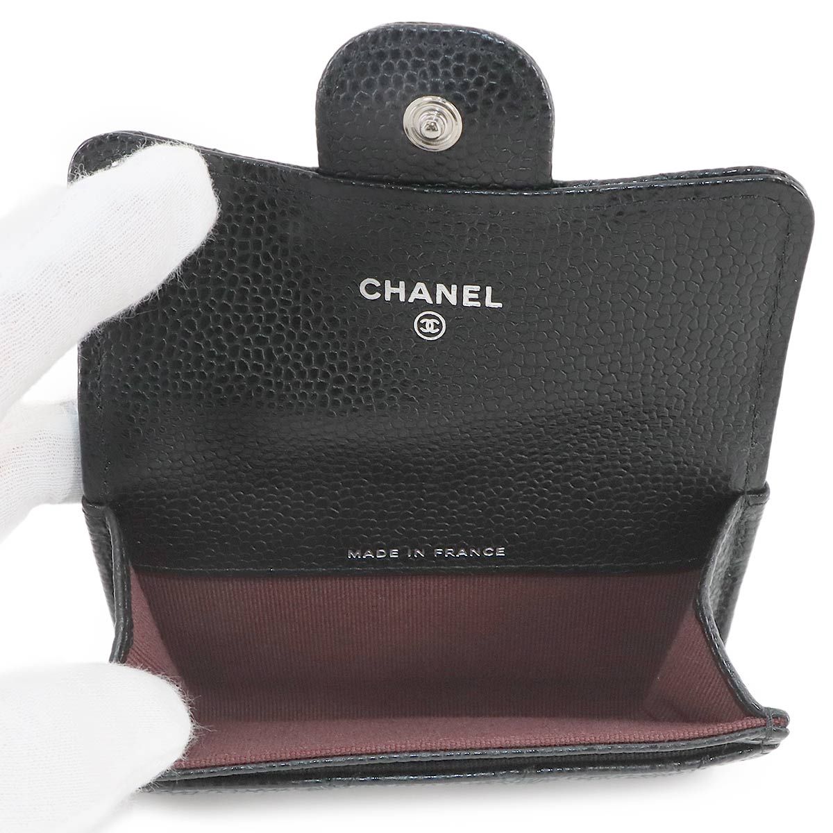 未使用 展示品 シャネル CHANEL マトラッセ カードケース 名刺