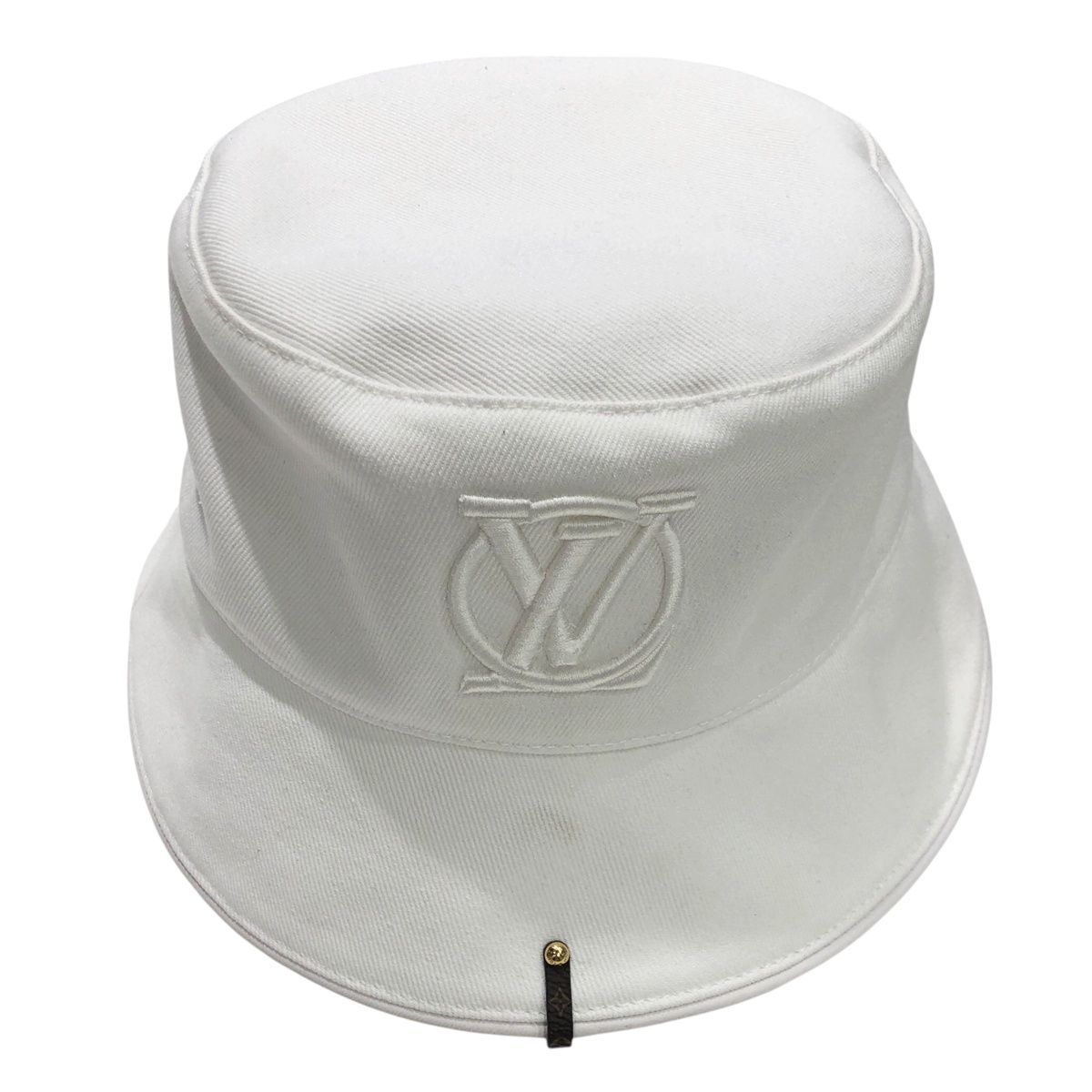 LOUIS VUITTON ルイ ヴィトン ハット M7055M バケットハット ボブハッ シャポーLV シティー コットン ブロン ホワイト 25009394 SA