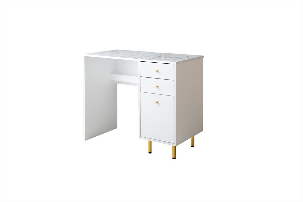 【新品】【幅90cm】Camilla 引き出し付きデスク 幅90cm】Camilla 引き出し付きデスク デスク 机 パソコンデスク 幅90cm