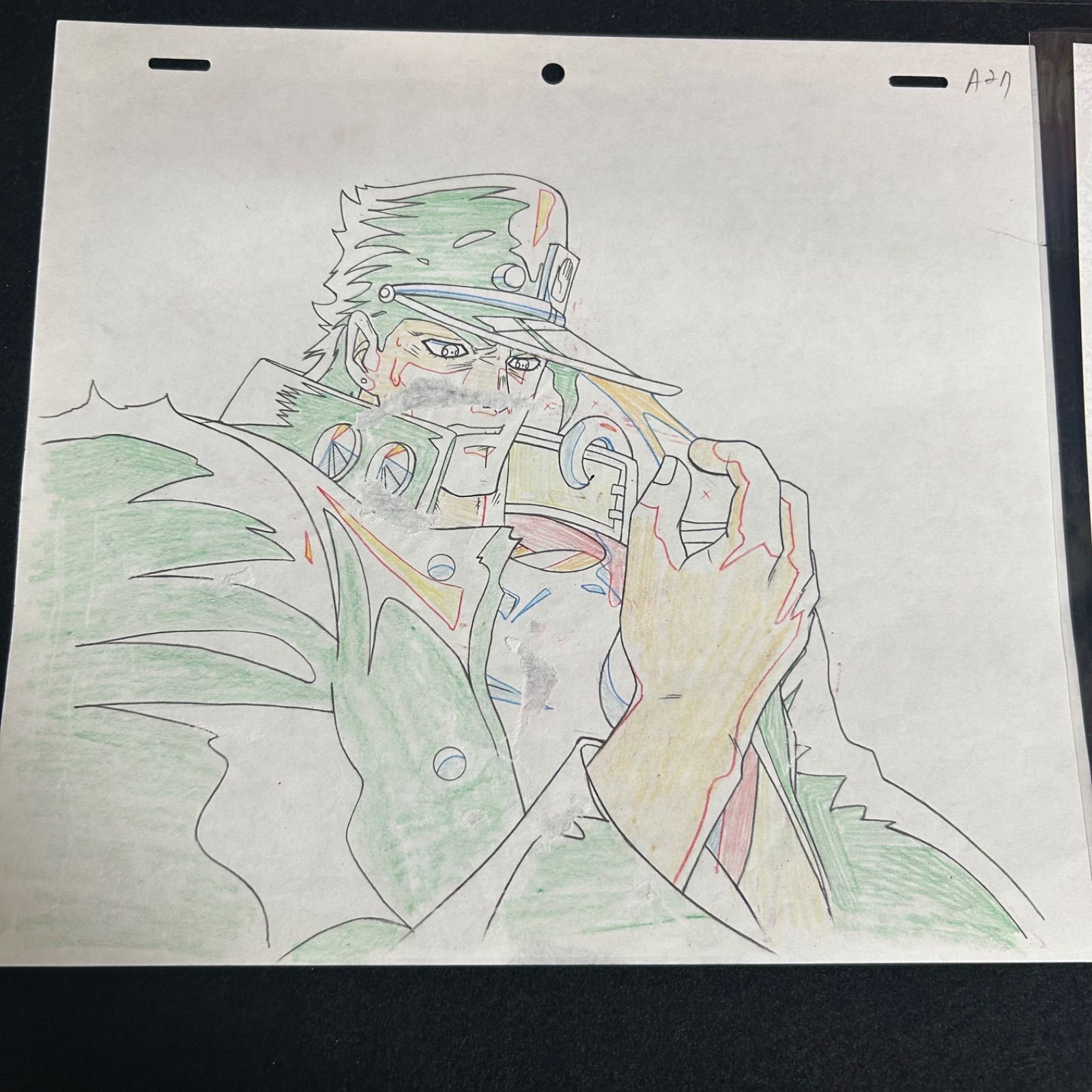 ジョジョの奇妙な冒険 OVA 空条承太郎 ジャンプ懸賞当選品 セル画