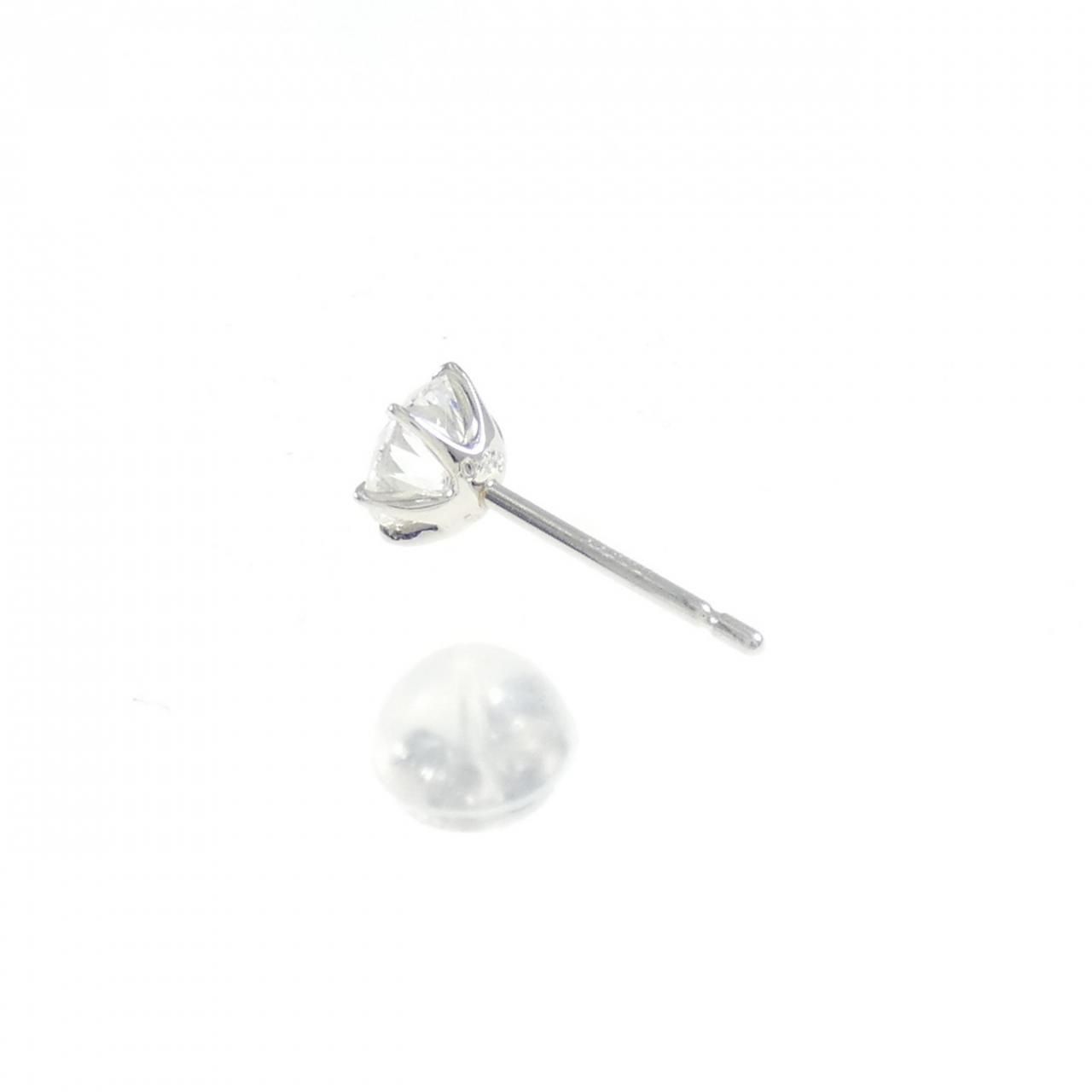 PT900 ダイヤモンド ピアス 0.385CT E VVS2 Good 片耳 - メルカリ
