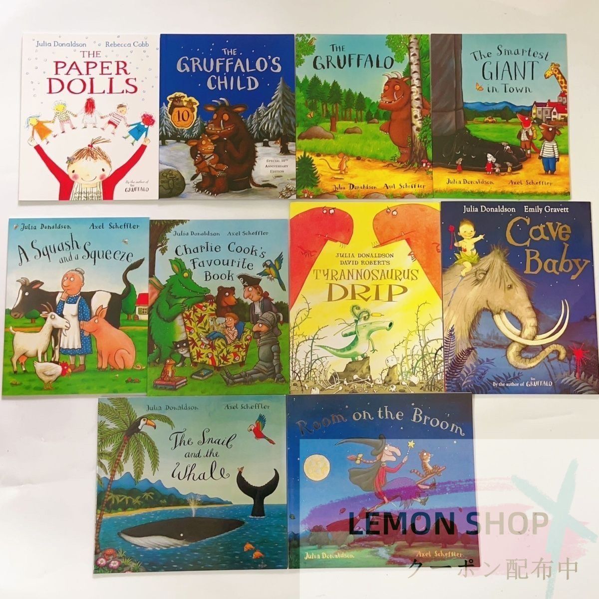 再入荷アイテム gruffalo The 10冊 Donaldson Julia 洋書 音声 子供絵本 英語 洋書