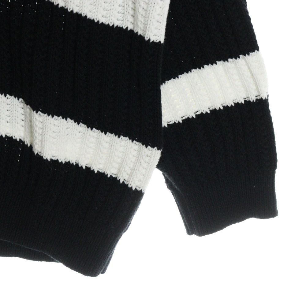 【Supreme】Loose Gauge Stripe Small Box Sweater★Black★25SS Supreme SS25 Loose Gauge Stripe Small Box Sweater Black