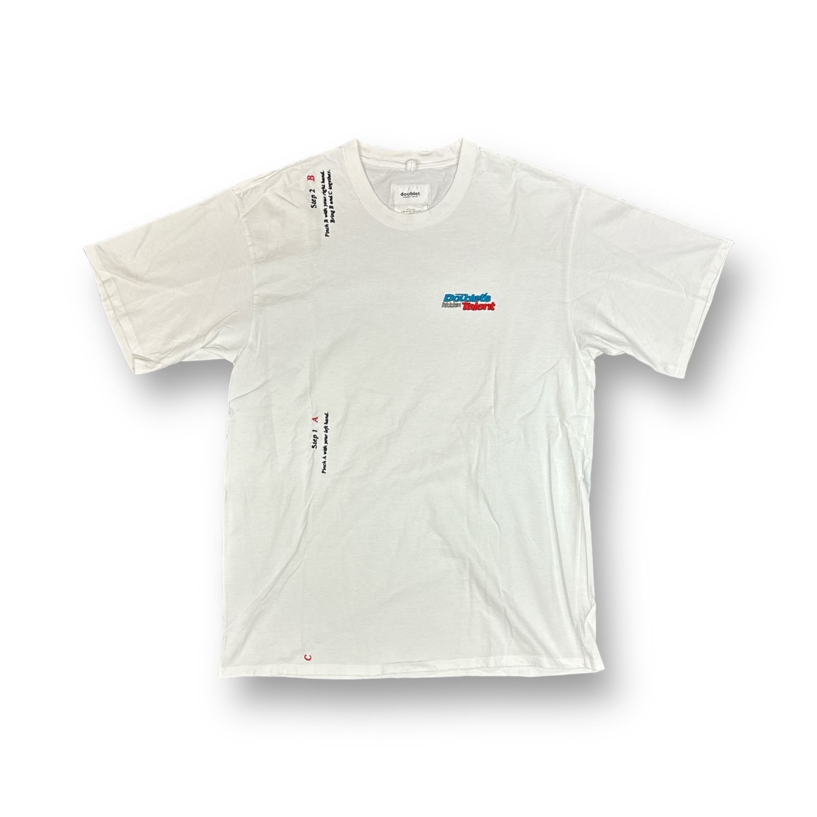 doublet 20SS 2 SECONDS HOLDING T-SHIRT セカンドハンディングTシャツ 半袖 ダブレット 20SS33CS147 M 63537A4