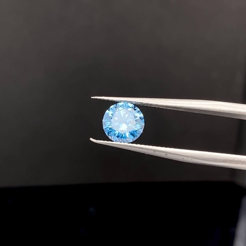 1.14ct VS1 Fancy Intense Blue ラボグロウンダイヤモンド ルース 