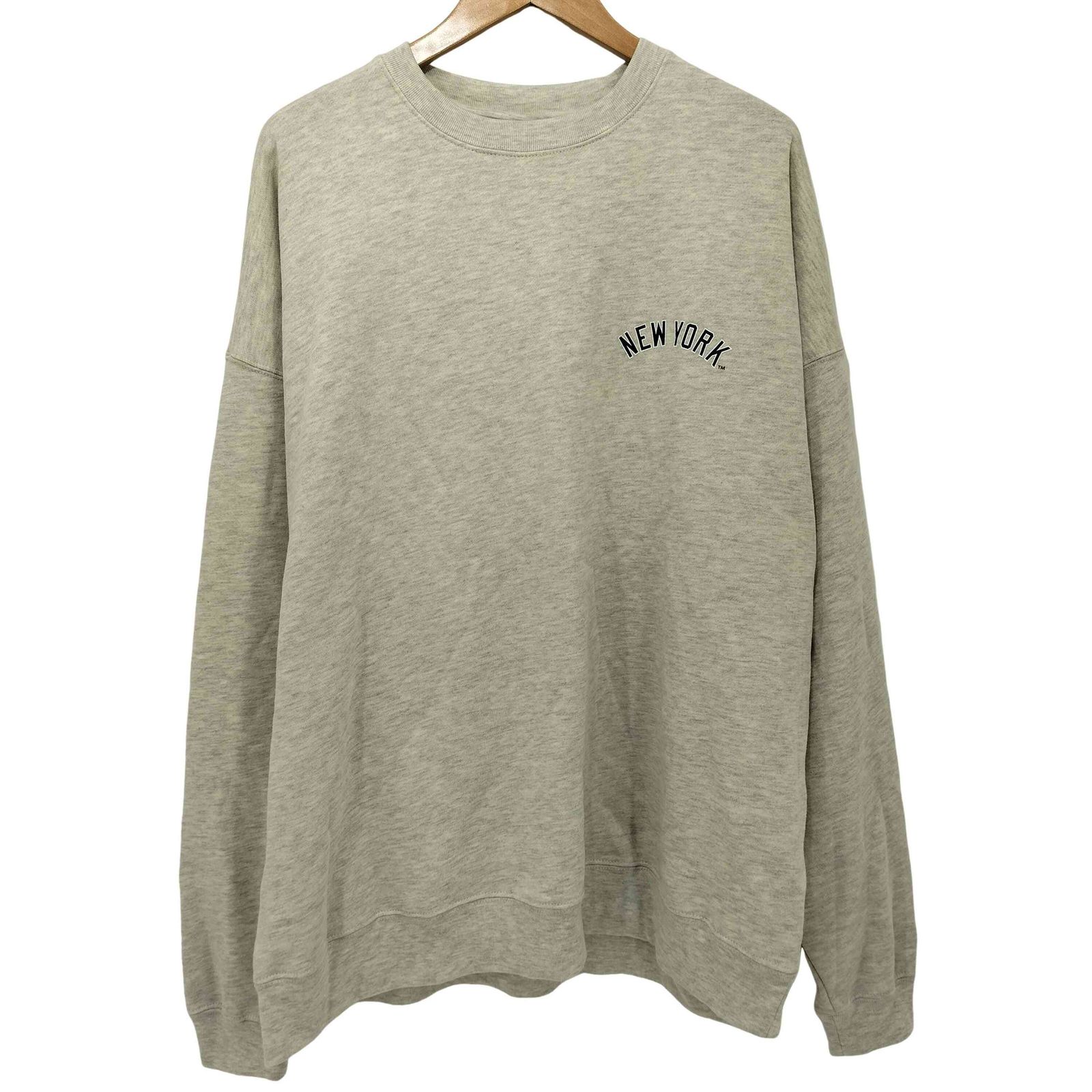 フリークスストア FREAKS STORE 裏起毛 チームロゴプリント ロングスリーブクルーネックスウェット メンズ  Large