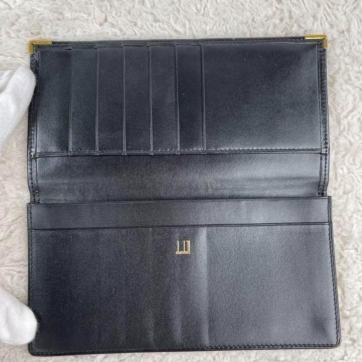 ✨美品✨dunhill ダンヒル 札入れ 長財布 ブラック ビンテージ|mercari