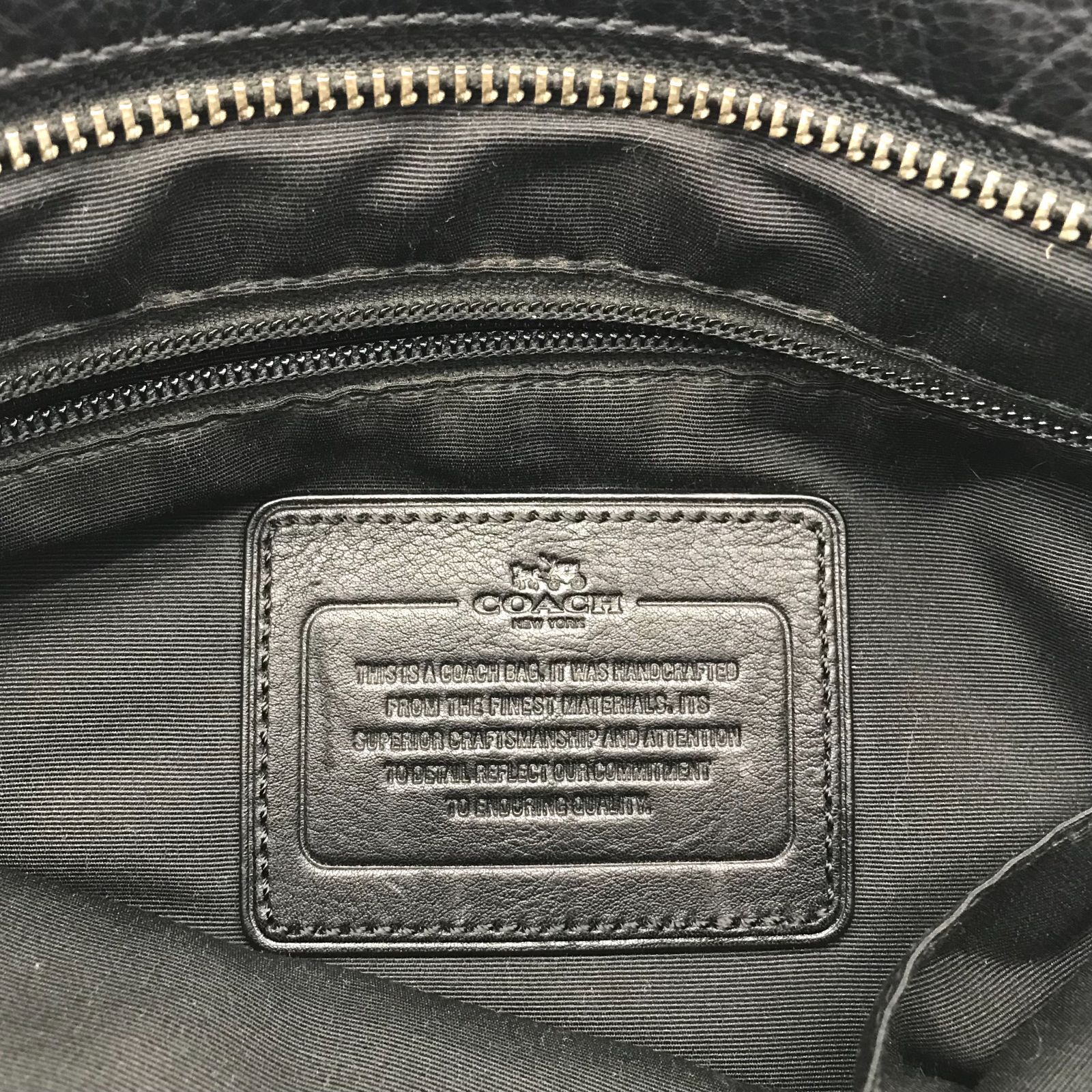 ▽COACH ショルダーバッグ F71745 レザー ブラック メンズ - メルカリ