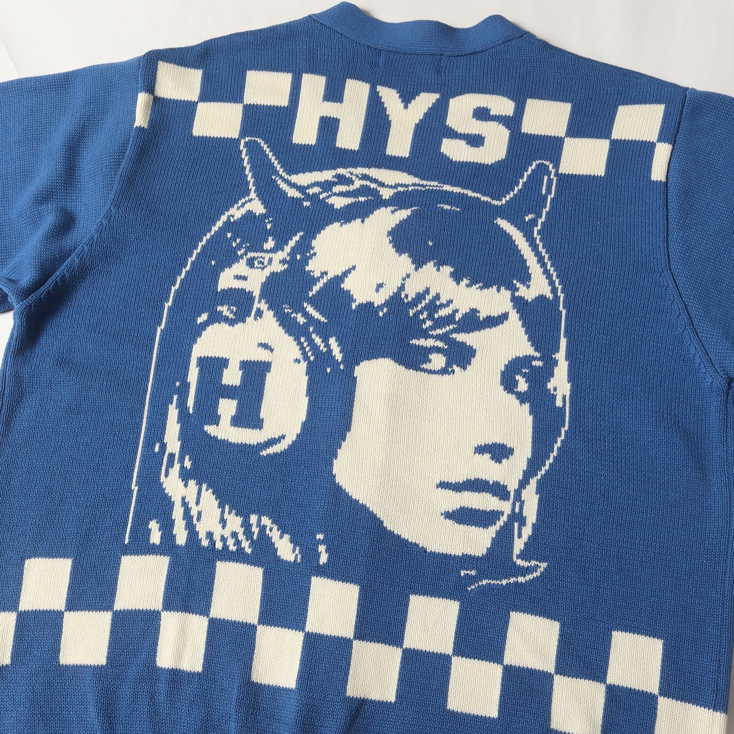 美品】HYSTERIC GLAMOUR ヒステリックグラマー カーディガン ブルー 